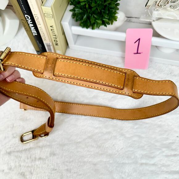 Louis Vuitton Vachetta leather Bandouliere Strap for Keepall travel bag! Nice! - Picture 10 of 12